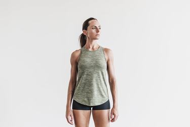 Nobull Lightweight Textured Women's Tank Tops Navy Camo | Australia (PU4165)